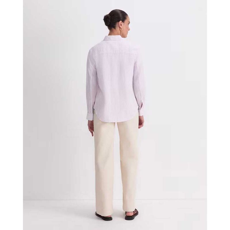 Sportscraft Dahlia Stripe Linen Shirt image number 1